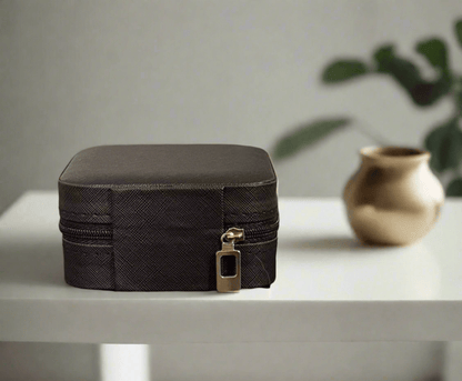 Square Portable Jewelry Organizer with Zipper - J.Resilience