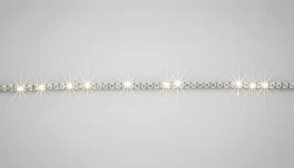 Eternity Bracelet - full band of Brilliant GRA Certified Moissanite - J.Resilience