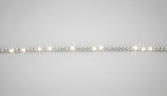 Eternity Bracelet - full band of Brilliant GRA Certified Moissanite - J.Resilience