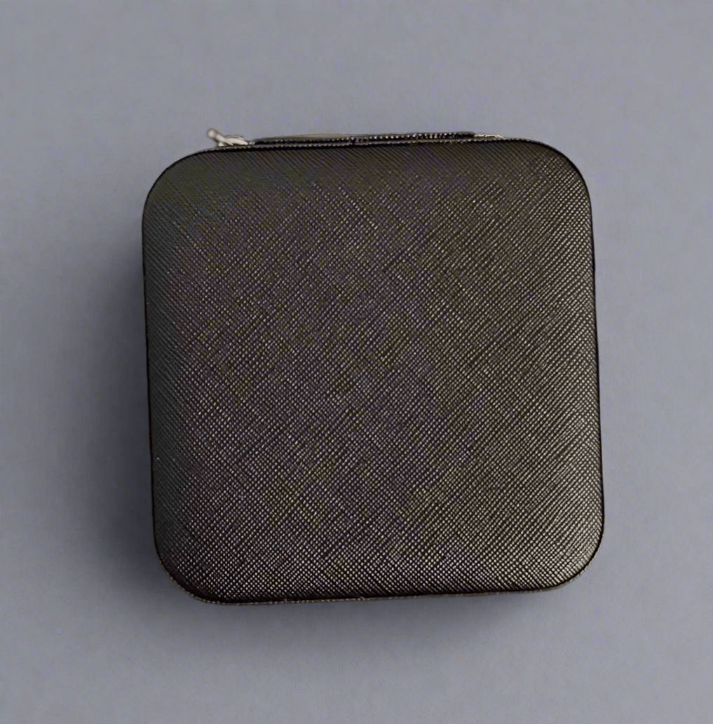 Square Portable Jewelry Organizer with Zipper - J.Resilience