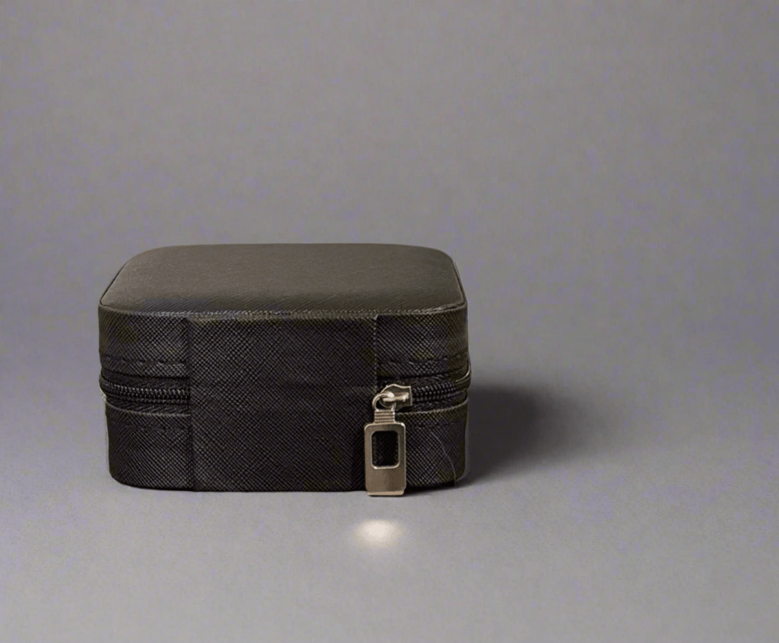 Square Portable Jewelry Organizer with Zipper - J.Resilience