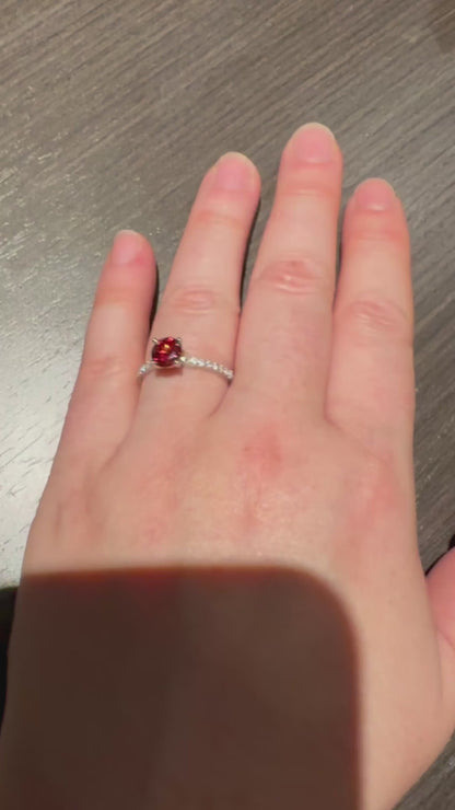 Colorful Rings 1ct Moissanite